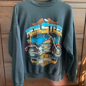 Vintage Harry Davidson sweat-shirt